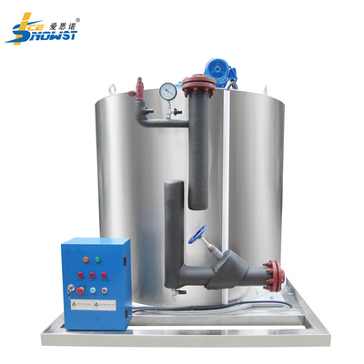 شراء آلة تبخير شظايا الثلج من الصلب المقاوم للصدأ SS304 10 طن مع نظام الأمونيا online manufacture